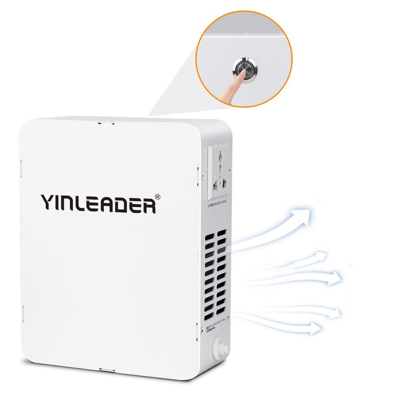 Yinleader 1500w 110v-120v to 220v-240v Step Up Transformer Power Voltage