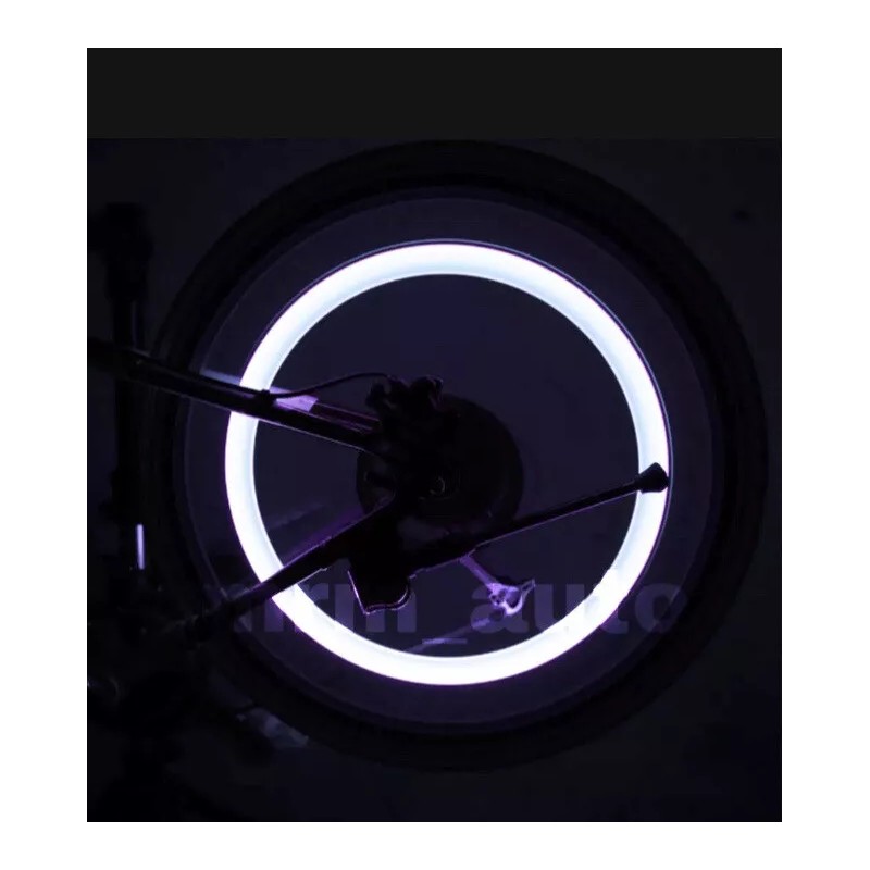 ld-wht LED Stick Lights 2X White Tire Wheels Valve Stem
