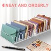 2 Packs Acrylic Mail Organizer 7 Slots Cash Tray for
