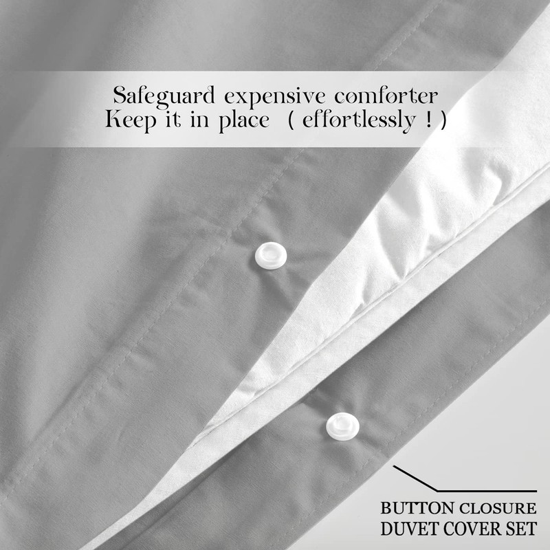 Sapphire Collection Plain Duvet Cover With Pillow Cases Non Iron