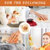 Whaline 6 Pcs Fall Thanksgiving Swedish Dishcloths Pumpkin Maple Leaf