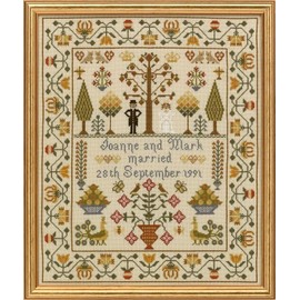 Historical Sampler Co. Wedding Sampler Cross Stitch