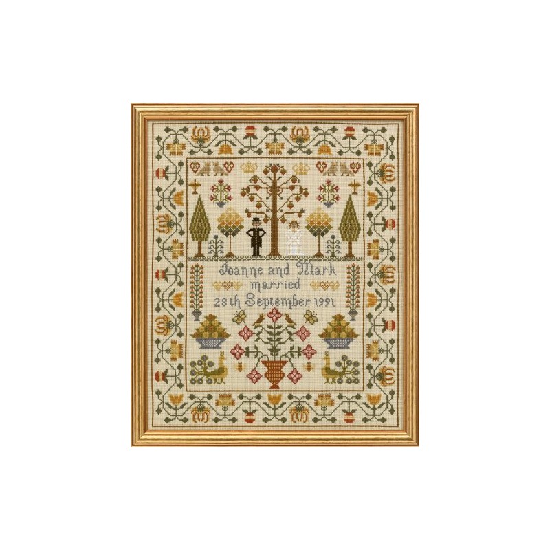 Historical Sampler Co. Wedding Sampler Cross Stitch