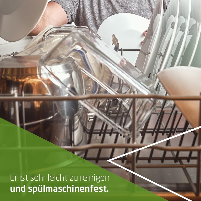 Amig Rectangular Glass Air Container 18 x 12 x 6