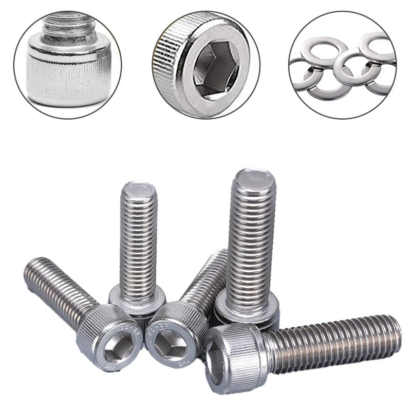 1110 Pieces M3 Screw Kit, M3 Stainless Steel Hex Bolts