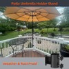 Fixirons Deck Umbrella Mount Stainless Steel Patio Umbrella Holder, Umbrella