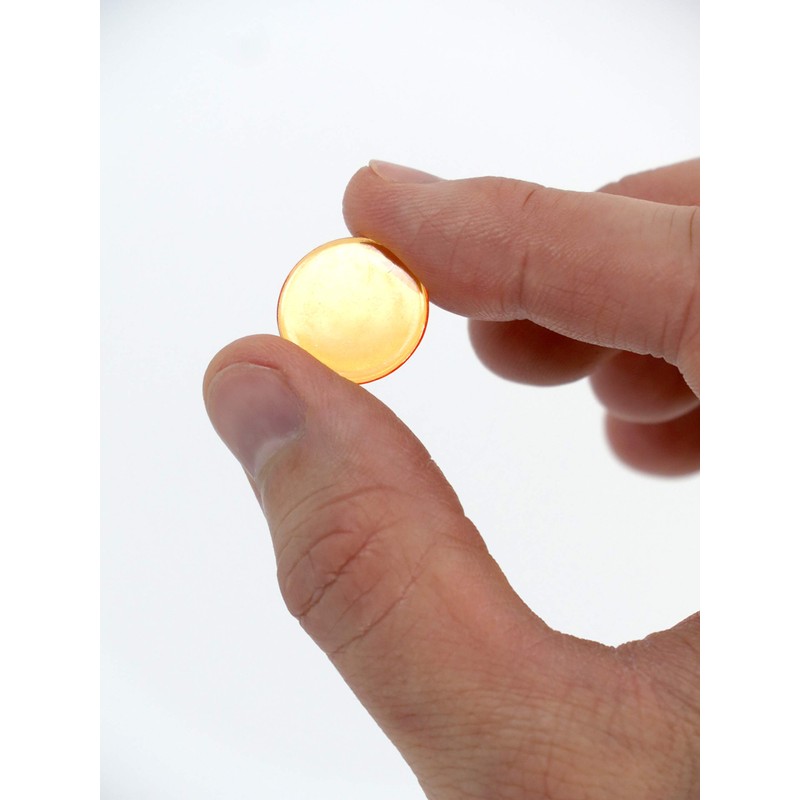 Regal Bingo Plastic Bingo Chips 500 Pcs - Clear Transparent