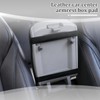 Car Center Console Cover, Leather Soft Armrest Seat Storage Box