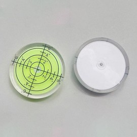 20Pcs Circular Bubble Level Bullseye Degree Marked Surface Round Spirit Levels
