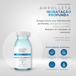 Ampolleta Capilar de Hidratación Profunda Jacques Janine 15 Ml