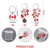 LUWREVC 6PCS Canadian National Flag Keychains, Canada Souvenirs, Decorative Hanging