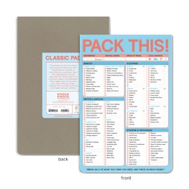 Knock Knock Pack This Pad (Pastel Version) - Packing List Pad & Travel Accessories, 6 x 9-inches