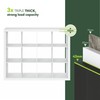 Furinno Cubicle Book Shelf, 12-Cube Bookshelf, Triple Thick Frame Cube