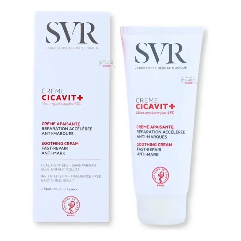 SVR Cicavit Crema Facial Reparadora 100ml Libre de Parabenos Piel