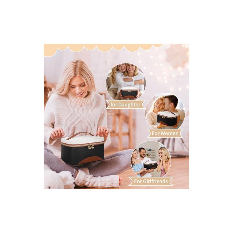 Makeup Brush Holder Travel, Compact Lightweight Accessory for Travel and