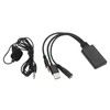 Car Aux Bluetooth 5.0 Adapter Audio Cable with Microphone Handsfree