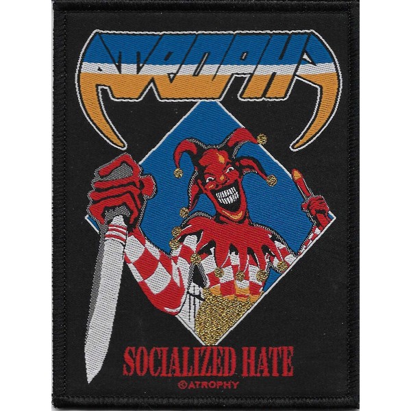 ATROPHY-SOCIALIZED HATE-WOVEN PATCH