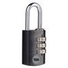 Yale - YE3CB/28/126/1/BK Standard Security 28mm Aluminium Combination Padlock -