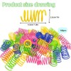 Cat Spiral Spring Toy - 100Pcs Creative Interactive Kitten Toys,