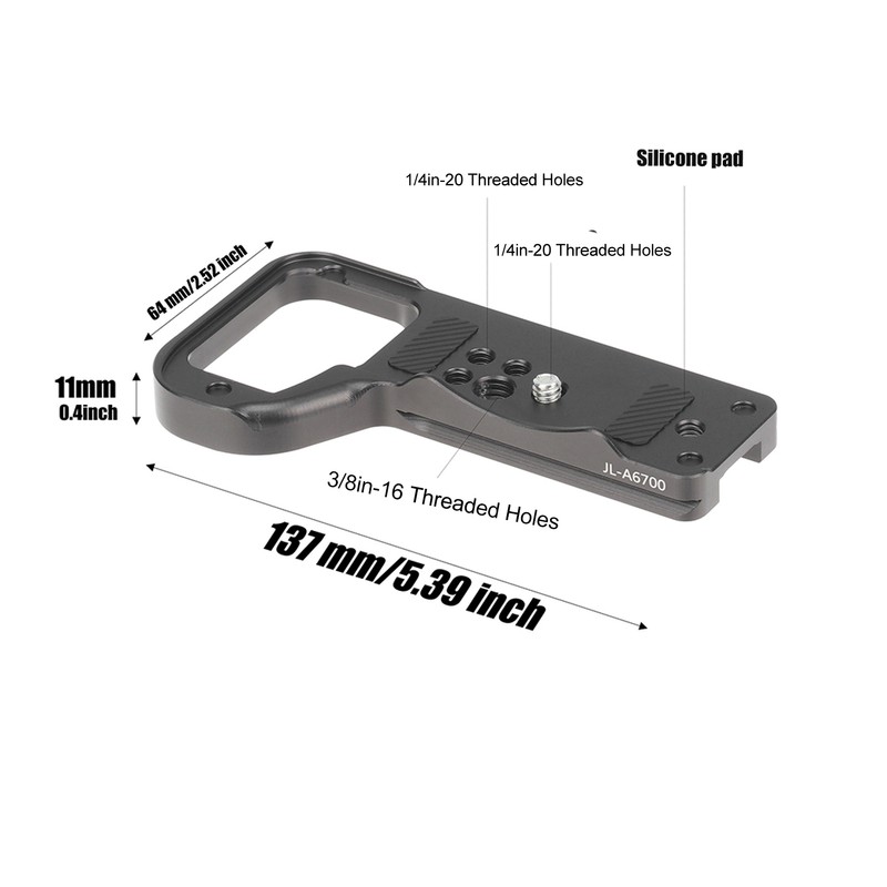 Camera Quick Release Plate Aluminium Alloy Camera Tripod Base Plate