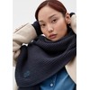 s.Oliver Ladies Wool Mix Knitted Scarf, Blue 5959