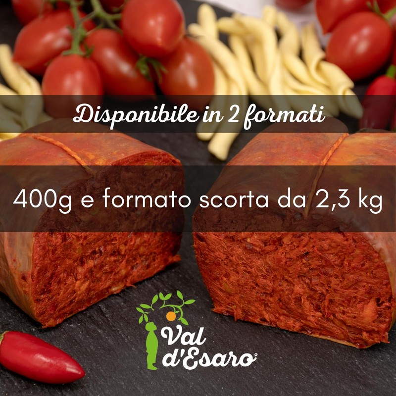Nduja di Spilinga Insaccato - Salume Piccante Artigianale - 100%