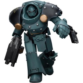 JOYTOY Warhammer 40k The Horus Heresy Sons of Horus Tartaros Terminator Squad Terminator with Combi Bolter and Chainfist 1:18 Scale Action Figure