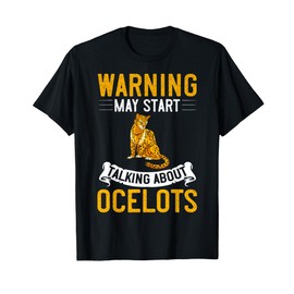 Ocelot Cat Funny Cute Animals T-Shirt