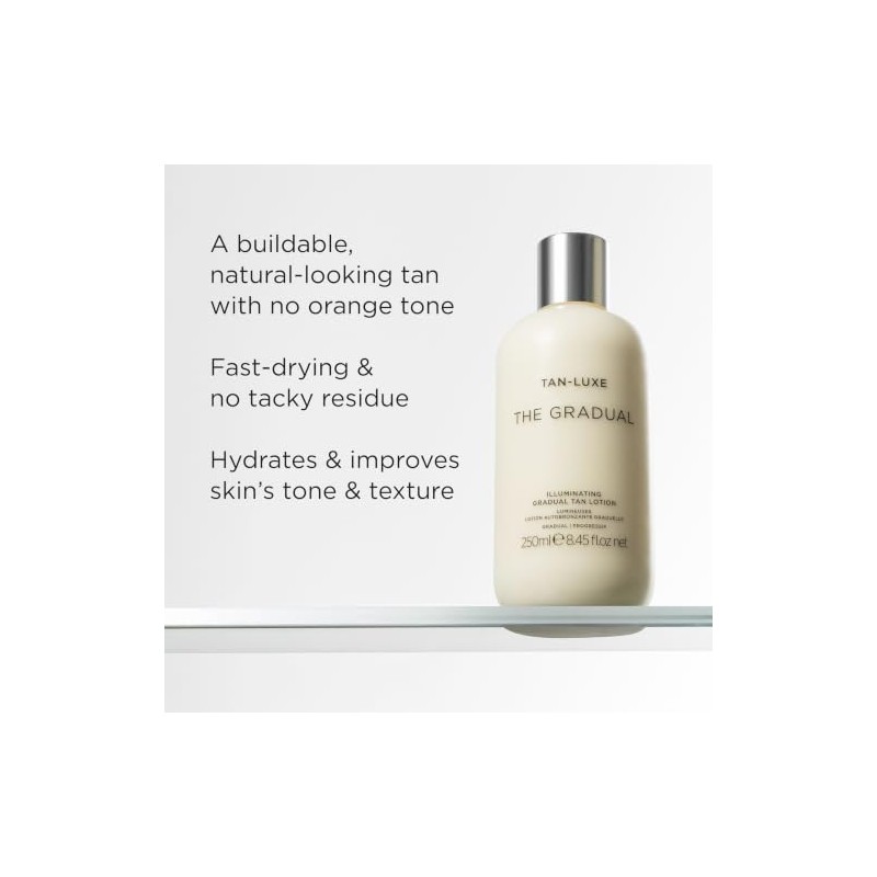 Tan-Luxe Loción bronceadora con iluminación gradual, 250 ml