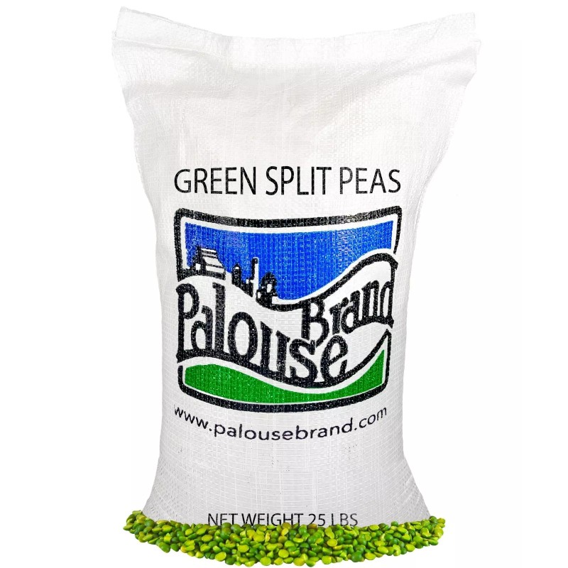 Palouse Brand Bulk Green Split Peas, 25 LBS