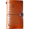 Hiipeenow Niece Gifts from Auntie, 140 Pages Leather Journal Present,