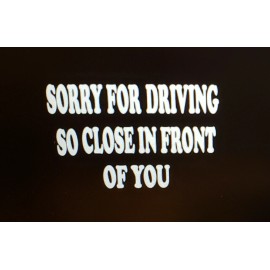 716 vinyl Vinyl decals for cars trucks toolbox funny bad drivers bumper stickers JDM EURO