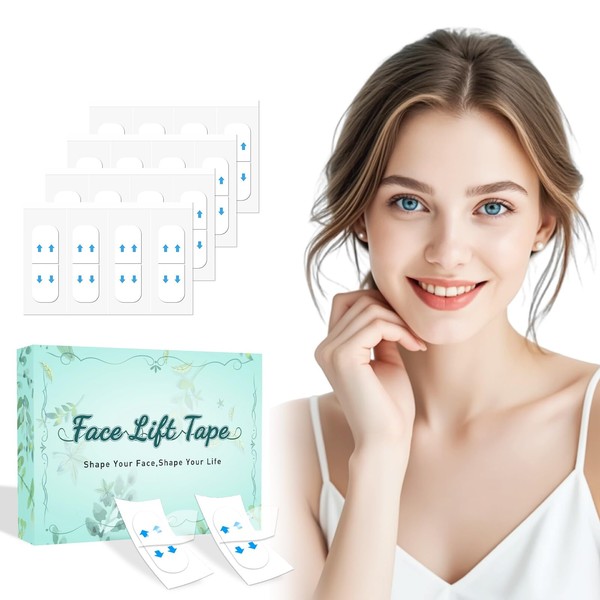 KOSOBO Face Lift Tape,Face Neck Tape Lifting Invisible,Instant Facelift Tape