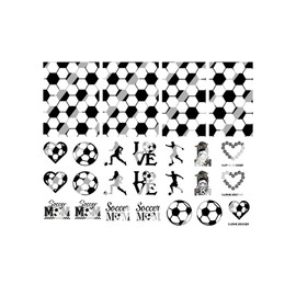 Soccer Mom Waterslide Nail Decals