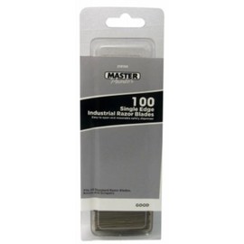 Master Painter 3272BBTV Single Edge Industrial Razor Blades in Dispenser, 100 Count - Pack of (3)