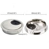 2 Pack Desk Grommet Kit Zinc Alloy Computer Desktop Grommets