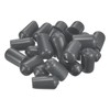 sourcing map 20pcs Rubber End Caps 5.5mm ID Vinyl Round