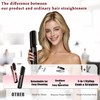 SL Euthtion Cordless Hair Straightener Brush - Curler 2 in