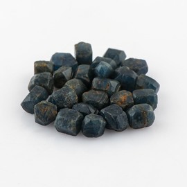 CRYSTALINES 50cts Natural Raw Blue Sapphire Gemstones, Wholesale Rough Stones, Healing Crystals, Jewelry Making, Bulk Loose Supply, DIY Craft, September Birthstone, Gem Collection 15 to 18pcs.