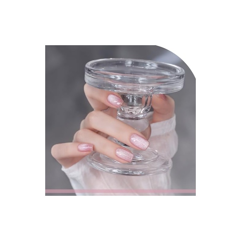 GAOY - Esmalte de uñas en gel Cat Eye, holográfico