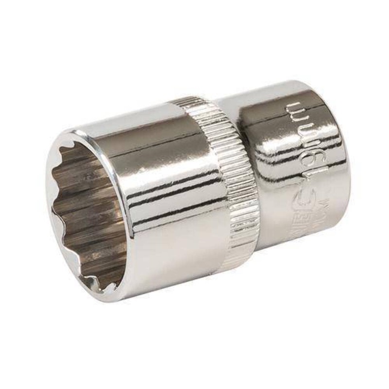 Silverline Tools 736697 Socket 1/2" Drive 12pt Metric 30mm, Silver,