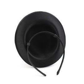 Totority Black Mini Top Hat for Parties Mini Top Hat Headband Festival Headband Mini Glitter Top Hat Headband Womens Costume Accessory for Cosplay, Festivals, and Themed Events