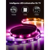 Govee Govee LED TV Hintergrundbeleuchtung 2,4 M, RGBIC LED Strip