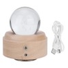 Solar System Pattern Crystal Ball Rotating Music Box USB Charging