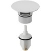 Geberit Geberit 240.750.21.1 Strut Cap with Stopper: Shiny Chrome