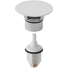 Geberit Geberit 240.750.21.1 Strut Cap with Stopper: Shiny Chrome