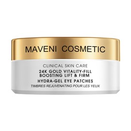 24k Gold Vitality-Fill Eye Patches (30 Pairs)|Anti-Aging Hydra-Gel Under Eye Patches, Boost Lift & Firm the Look of the Eye Area|Eye Patches for Puffiness,Bags,Dark Circles Under Eyes|Gold Pure Luxury