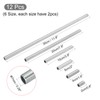 sourcing map Pack of 84 Lamp Pipe Set with Locking