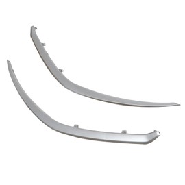 SecosAutoparts 2PCS Bumper Grille Molding Trim Front Left & Right Side Compatible with Kia Forte 2022 2023 2024 Replace# 863A7-M7510, 863A8-M7510 Front Bumper Grille Molding Trim