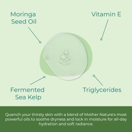 Sea-El Sea-El Moringa Seed Facial Oil Drops Super Moisturizing Antioxidant-Rich Glow with Sea Kelp & Vitamin E - Daily Face Primer & Replenishing Vegan Skincare for Women & Men - 1 Fl Oz